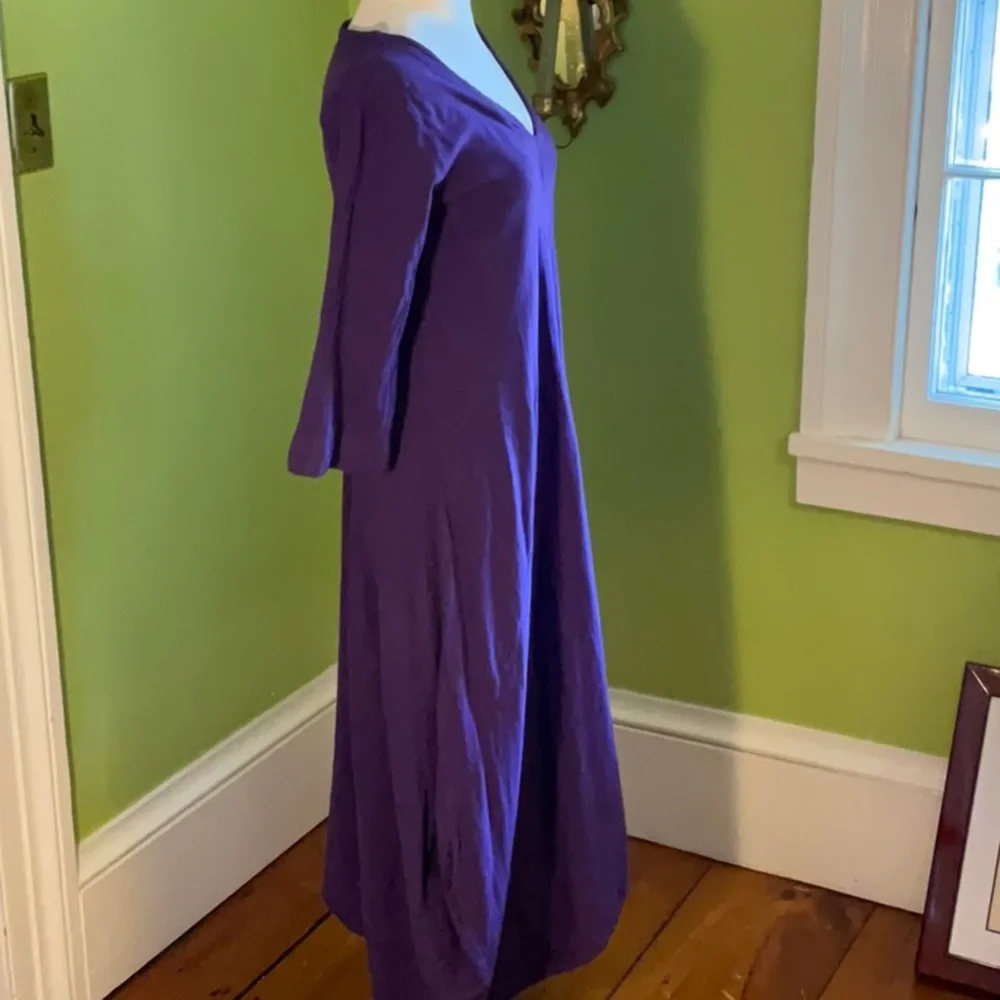 Oh, my Gauze! purple tulip hem dress - Picture 3 of 6